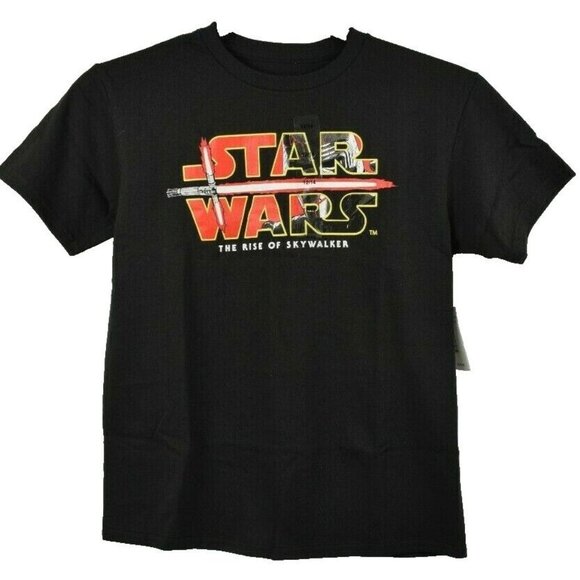 Mad Engine Youth 12 to 14 Star Wars The Rise of Skywalker Black T-Shirt - Picture 1 of 4